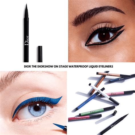 dior eyeliner on stage|diorshow waterproof eyeliner.